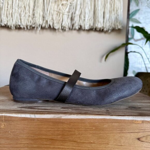 Vionic Joseline Silver Putter Shimmer Mary Jane Ballet Flat Shoes Size 8 - Picture 7 of 16